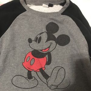 Used. Long sleeve Mickey Mouse sweatshirt.